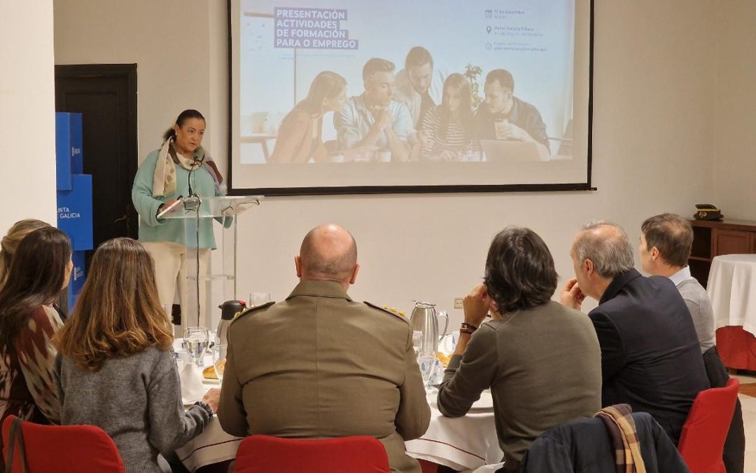 La Fundación Pública de Formación para el Trabajo presenta en Pontevedra las actividades que desarrollará en el 2025