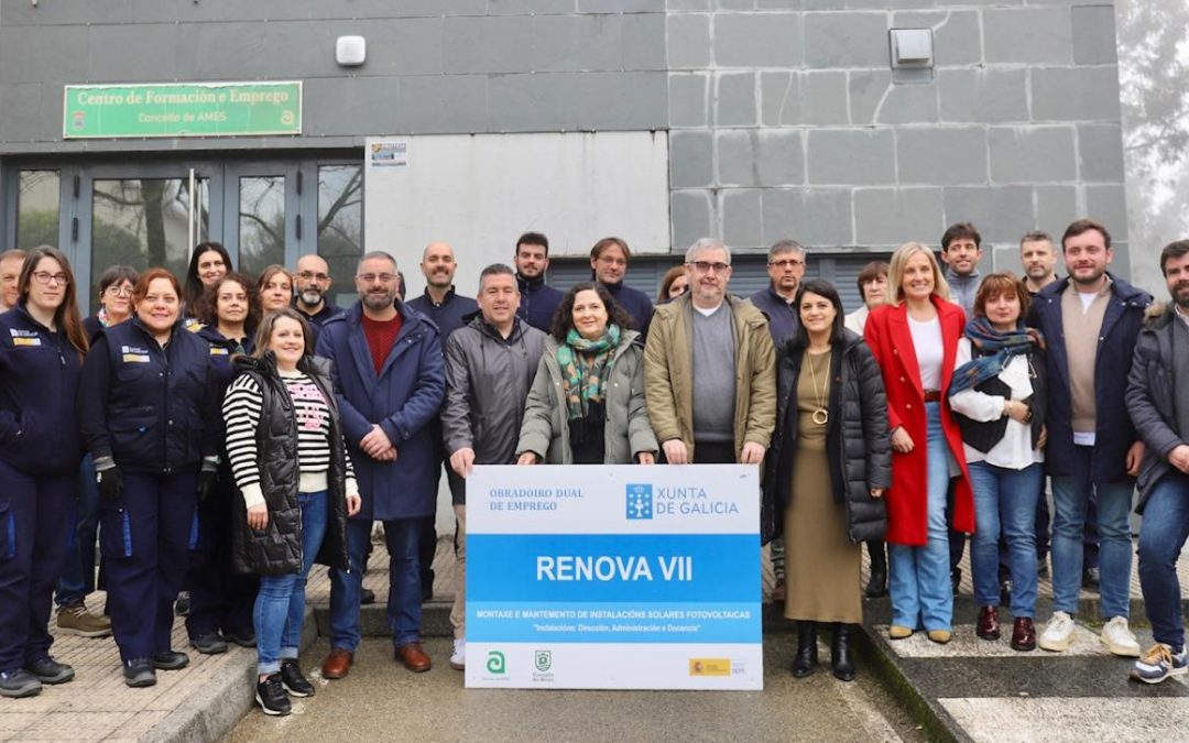 Belén do Campo inaugura el taller «Renova VII» en el que se formarán 20 personas en montaje y mantenimiento de instalaciones solares fotovoltaicas