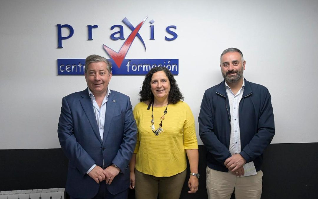 Belén do Campo visita los cursos AFD del centro de formación Praxis de Vigilancia, Seguridad privada, Protección de personas y Protección de explosivos que cuentan con un apoyo de la Xunta de casi 240.000 €