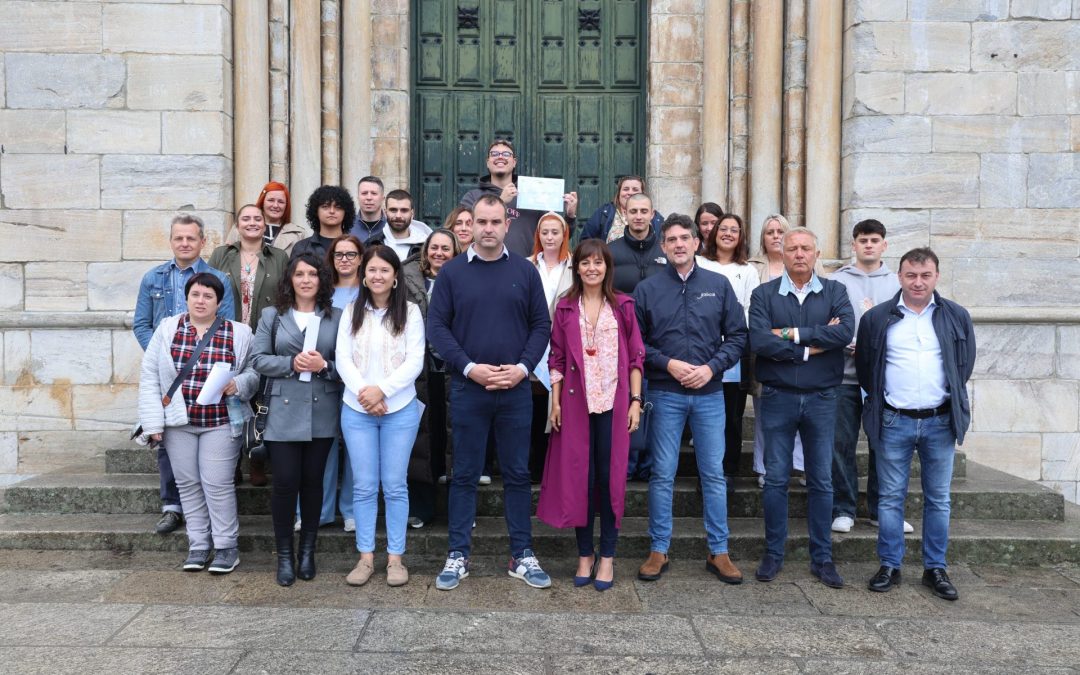 La Xunta clausura el taller dual que impartió las especialidades de jardinería y turismo en Portomarín, Palas de Rei y Monterroso