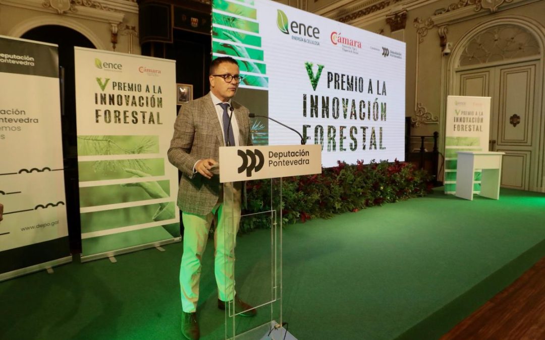 A Xunta pon en valor a aposta do ‘V Premio Cámara de Comercio-ENCE á innovación forestal’ por consolidar o emprendemento ligado ao territorio