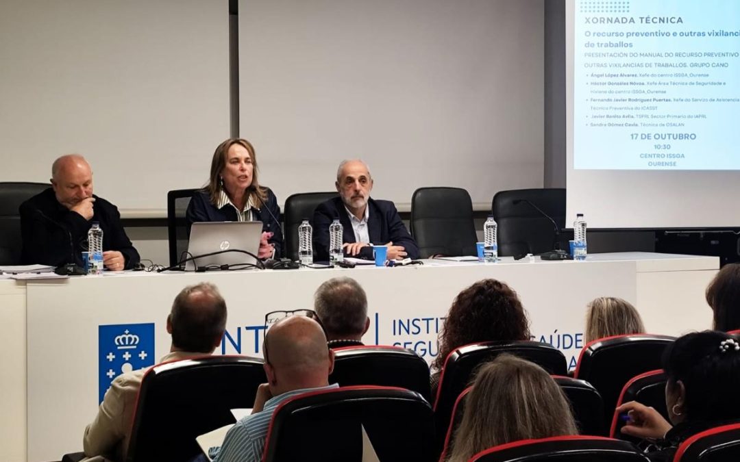 A Xunta pon en valor o manual ‘O recurso preventivo e outras vixilancias de traballos’ elaborado por Galicia, Asturias, Cantabria e o País Vasco