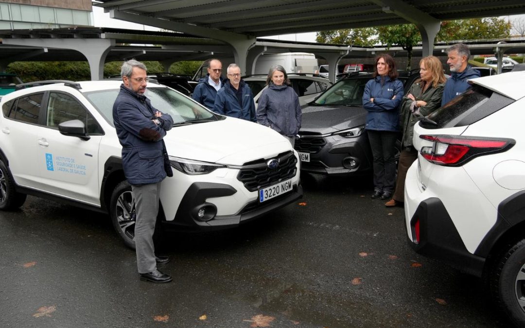 La Xunta entrega cinco vehículos todoterreno híbridos al Instituto de Seguridad y Salud Laboral de Galicia para reforzar su labor técnica en el territorio