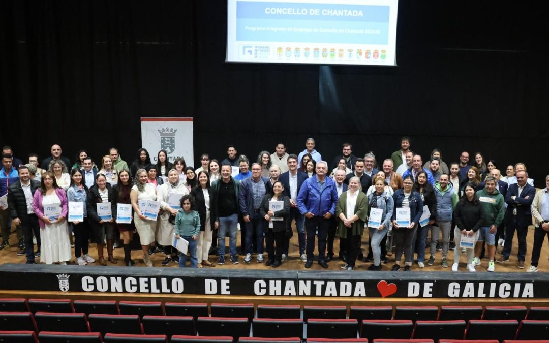 O Programa Integrado de Emprego de Chantada financiado pola Xunta alcanza unha taxa de inserción laboral do 74%