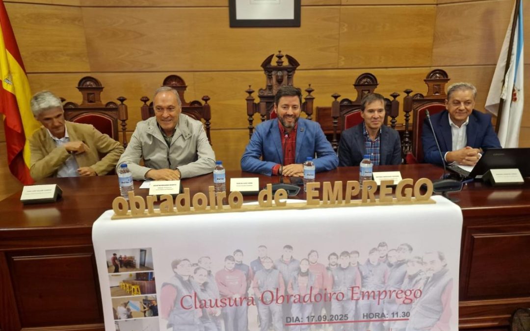 A Xunta investiu preto de 420.000 euros no obradoiro dual de emprego de Cambados que formou a 20 desempregados