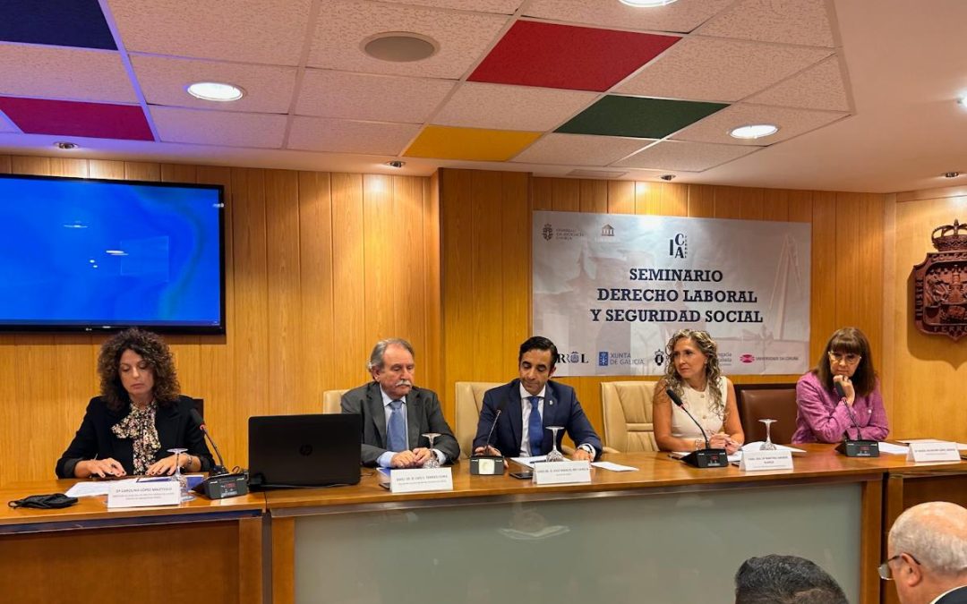 Aneiros destaca a aposta do Colexio de Avogados de Ferrol pola formación continuada na inauguración dun seminario sobre dereito laboral