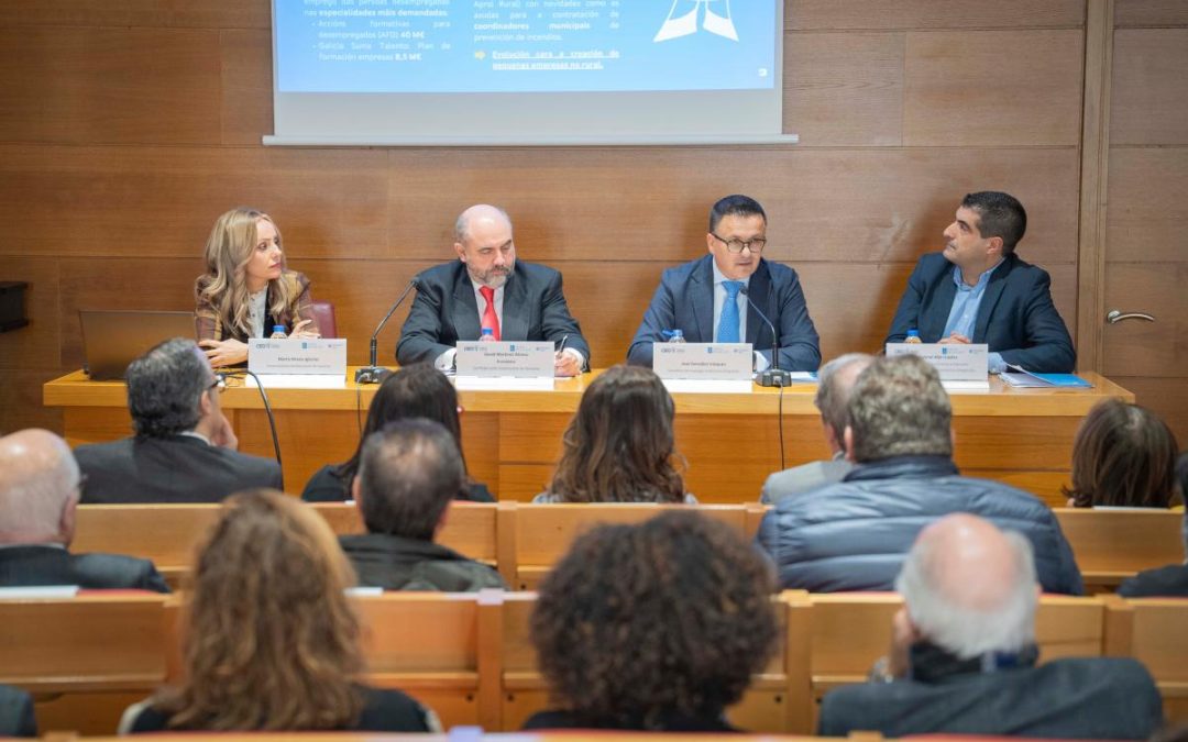 A Xunta defende en Ourense o modelo propio de formación para o emprego e captación de talento para cubrir vacantes e garantir a remuda xeracional