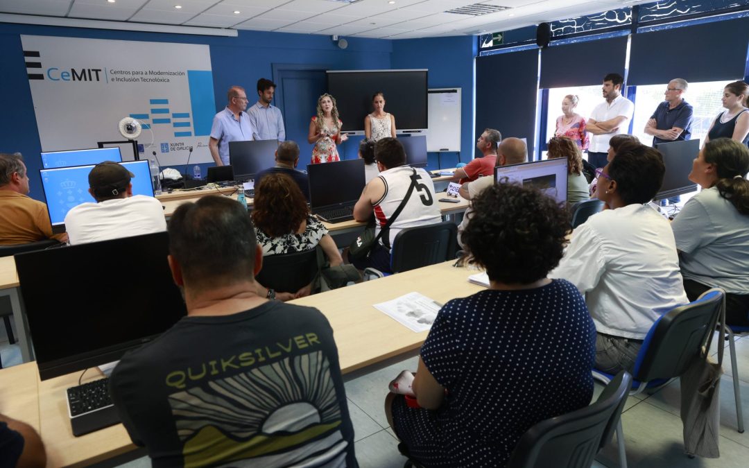 Martina Aneiros dá a benvida en Pontedeume aos 20 alumnos que participan no obradoiro dual de emprego ‘Ártabro Emprende V’