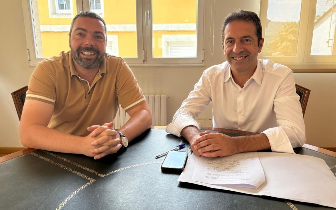 O delegado da Xunta en Lugo e o alcalde de Baralla abordan proxectos e investimentos de interese para o concello