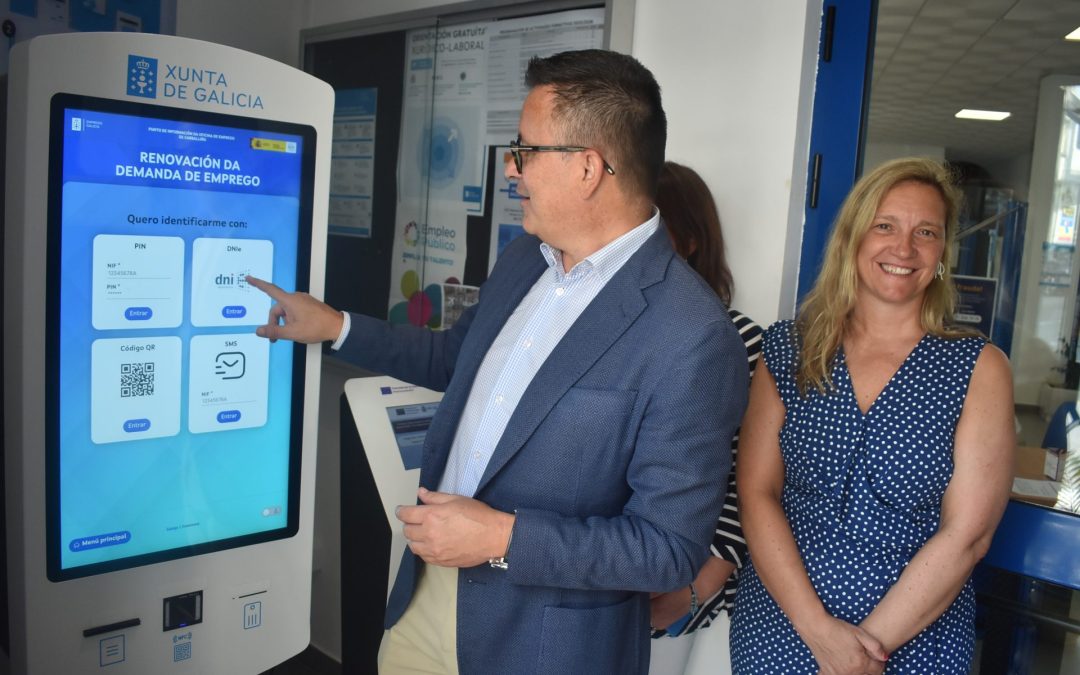 A Xunta implanta nas 54 oficinas de emprego galegas unha rede de caixeiros autoservizo para facilitar os trámites de demanda e avanzar na eficacia do SPEG