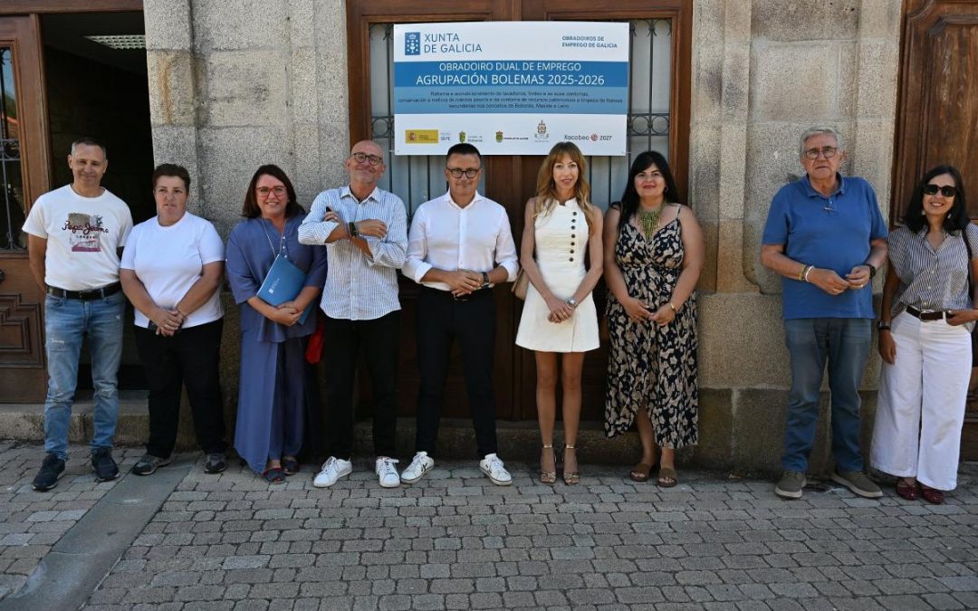 A Xunta investirá máis de 10,5 M€ en 23 obradoiros duais de emprego nos que se formarán 460 persoas de 57 concellos e catro mancomunidades de Ourense