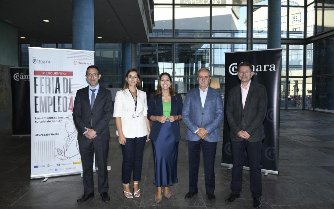 A Xunta destaca na ‘9ª Feira de emprego 45+’ da Coruña as medidas orientadas a impulsar o emprendemento e a contratación dos colectivos prioritarios